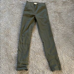 h&m green dress leggings